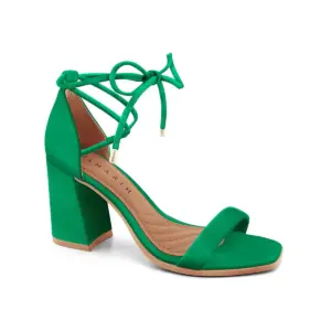 Sandalia de Amarrar con Tacon Geometrico