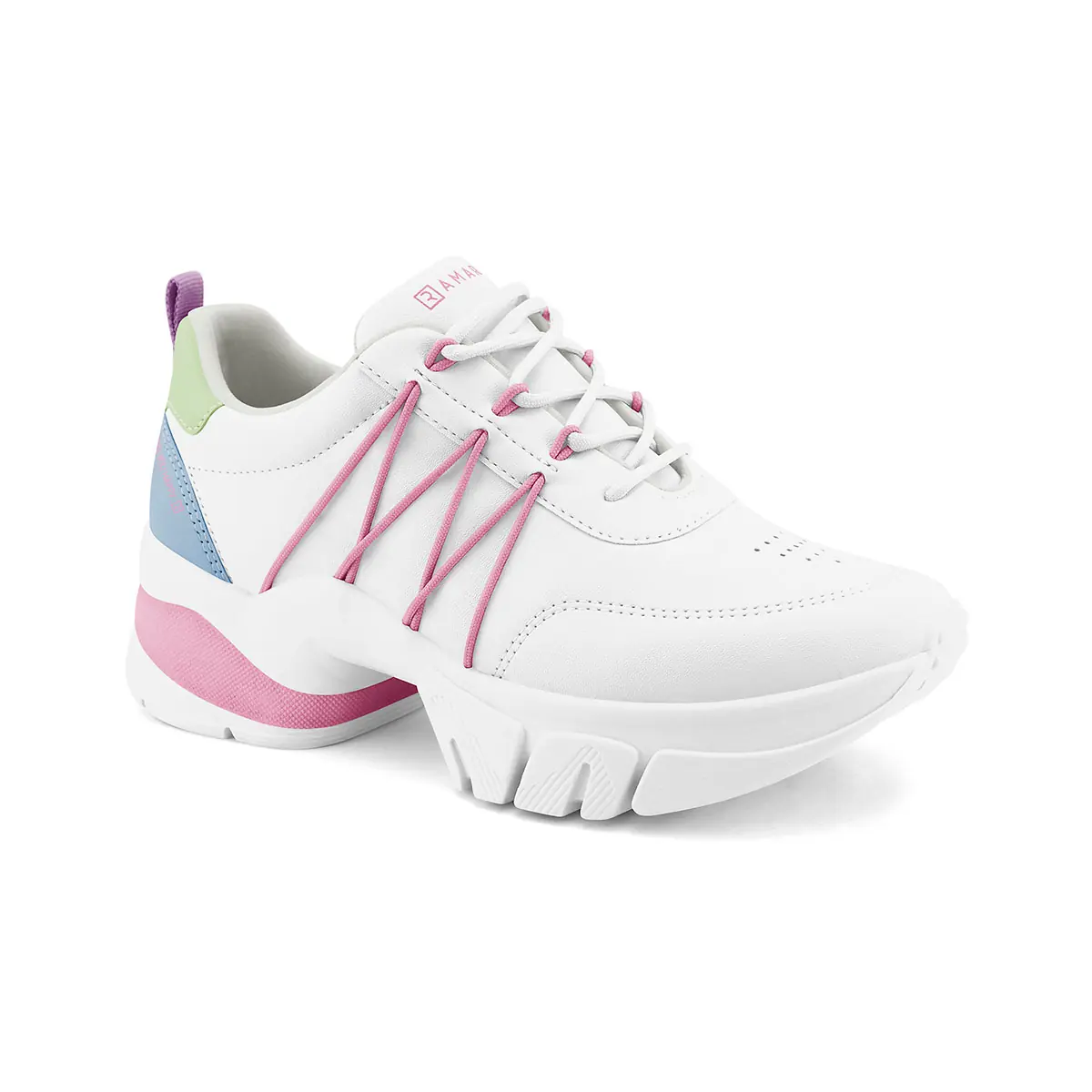 Tenis Mix Tonos Pasteles con Elastico