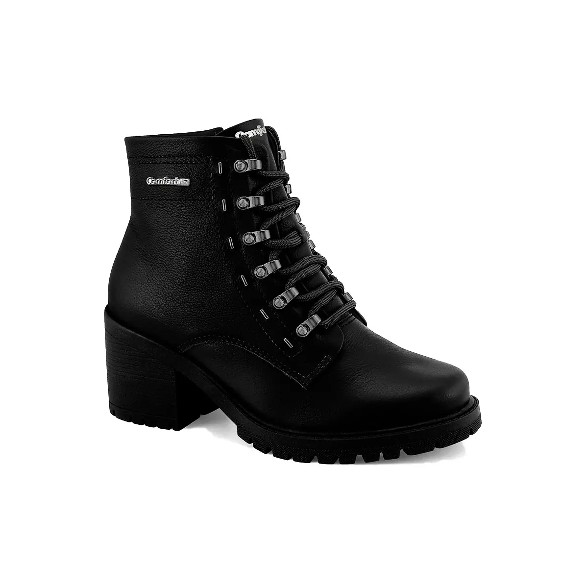 Bota de cuero tractorada Femenina