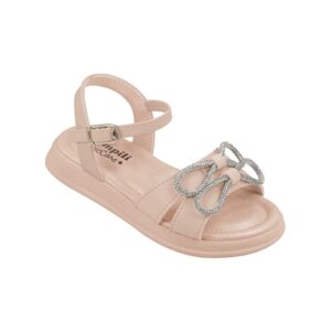 Sandalia Martina con lazos strass