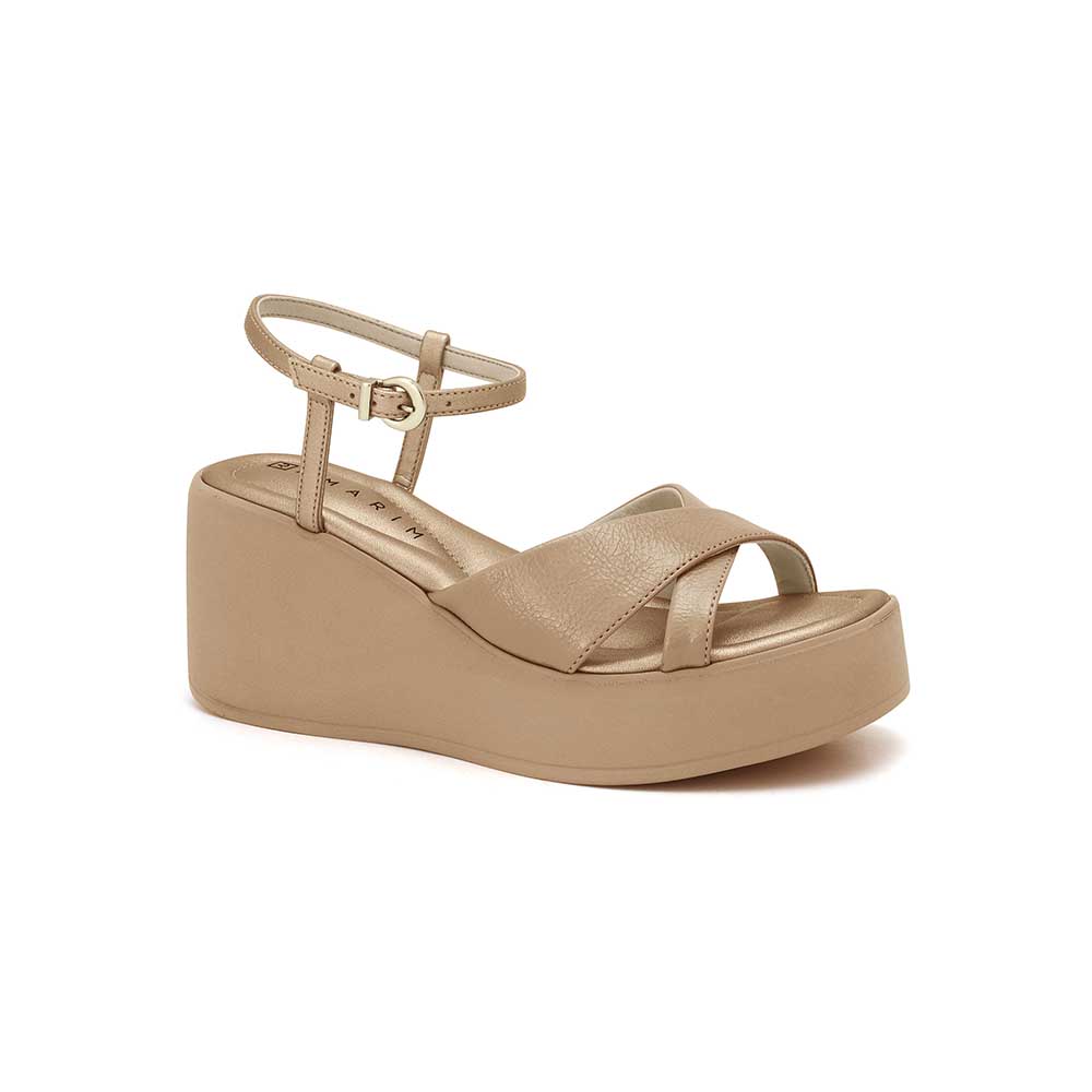 Ramarim Anabela heeled sandal Evelyn